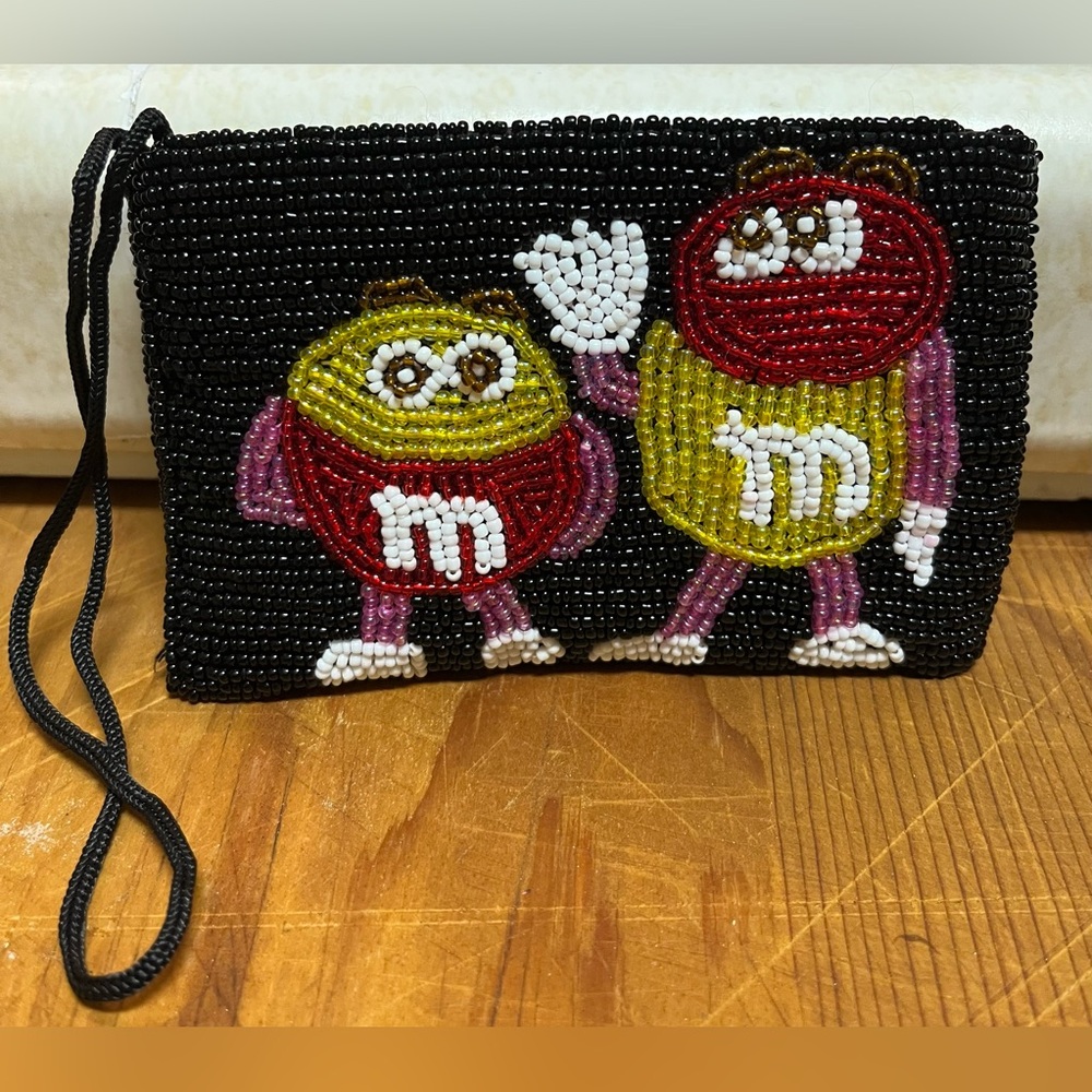 M&M's Characters mini Beaded Wristlet